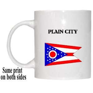  US State Flag   PLAIN CITY, Ohio (OH) Mug 
