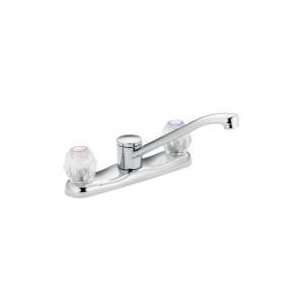  Moen 2 Hndl 8 W/o Spry Moen Sink Faucets