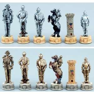  Medieval Warriors Theme Chessmen Toys & Games