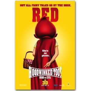  Hoodwinked Too Poster   Movie Promo Flyer 11 X 17   Red 