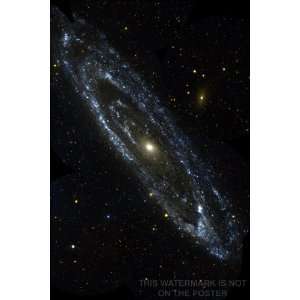 Andromeda Galaxy in Ultraviolet, GALEX Observatory   24x36 Poster