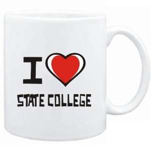    Mug White I love State College  Usa Cities
