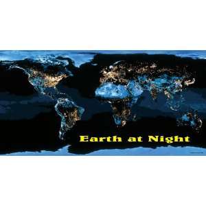  Earth at Night Poster