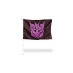  Transformers Decepticon Logo Car Flag 