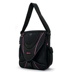  Mobile Edge Mini Messenger Bag Black/Pink Clothing