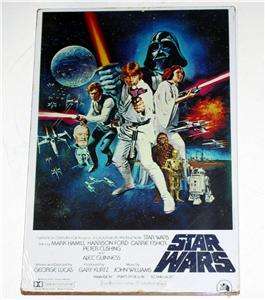 STAR WARS Episode IV A New Hope METAL TIN MOVIE POSTER  