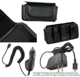 CAR+HOME CHARGER+CASE for AT&T Quickfire UTStarcom  