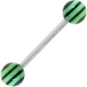  Green Beret Barbell Tongue Ring Jewelry