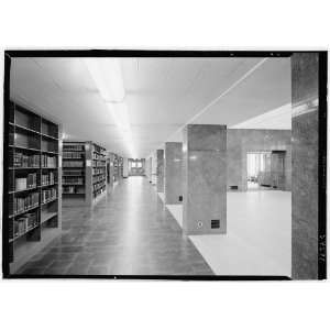   Cambridge, Massachusetts. Long view, main corridor, third level 1949