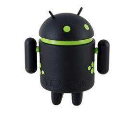 Mini Google Android Robot Toy   Black  