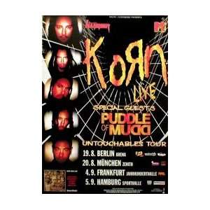  KORN Untouchables Tour Music Poster