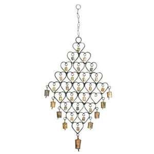  Brass and metal wind chimes Patio, Lawn & Garden