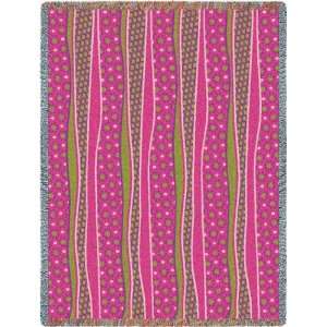  Wavy Stripes Candy Throw   70 x 54 Blanket/Throw