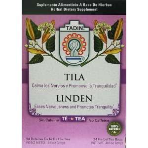 Tadin Tea, Tila (Linden Flower) Tea, 24 Count Teabags  