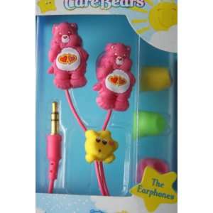  Koolshop Care Bears stereo earbuds earphones headphones 