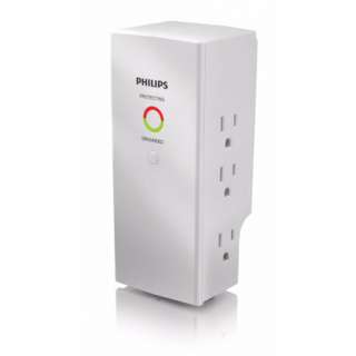 Philips SPP3060B/17 6 Outlet Home Electronics Surge Protector (White)