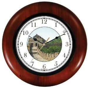  Great Wall of China   Famous Landmarks Wooden Wall Clock 