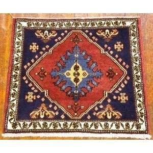    1x2 Hand Knotted Qashqai Persian Rug   22x111