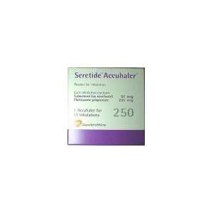  ASTHMA INHALER  Seretide Accuhaler 250mcg/50mcg   60 doses 