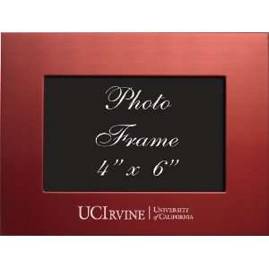 University of California   Irvine   4x6 Brushed Metal Picture Frame 