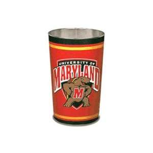   Terps NCAA Tapered Wastebasket (15 Height)