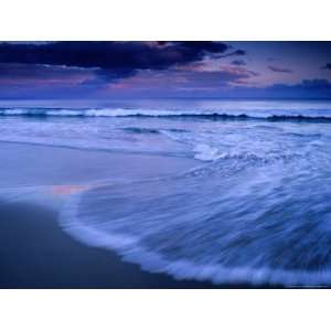  Wave on Shore of Neck Beach at Sunset, Bruny Island, Tasmania 