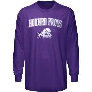Texas Christian Horned Frogs (TCU) Purple Universal Mascot Long Sleeve 