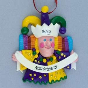  Personalized New Orleans Jester Ornament