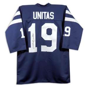  Johnny Unitas Autographed Jersey   Mounted Memories 