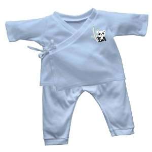  iPlay Baby Panda Cotton Kimono Gift Set   Blue Baby