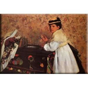  Hortense Valpin 30x21 Streched Canvas Art by Degas, Edgar 