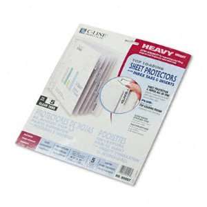  Sheet Protectors w/Five Clear Index Tabs & Inserts 508767 
