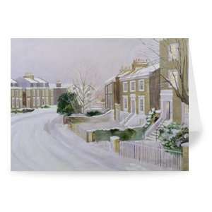  Stockwell under Snow by Sarah Butterfield   Greeting Card 