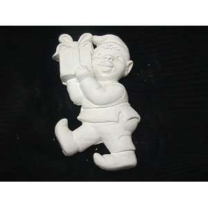  Ceramic bisque African American unpainted Christmas 