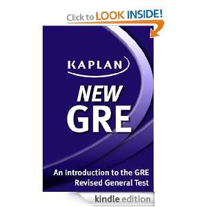 Kaplan New GRE An Introduction to the GRE Revised General Test 
