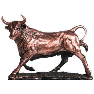  Mexican Bull without Base Statue   Copper Finish