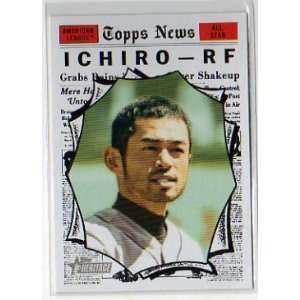 2010 Topps Heritage 487 Short Print Ichiro Suzuki Mariners Baseball 