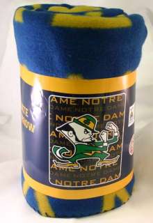 University of Notre Dame Fighting Irish College Team Fleece Fabric 