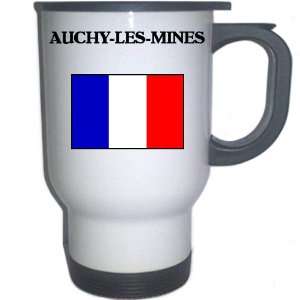  France   AUCHY LES MINES White Stainless Steel Mug 