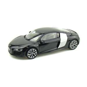  Audi R8 5.2FSI Quattro Coupe 1/18 Black Toys & Games