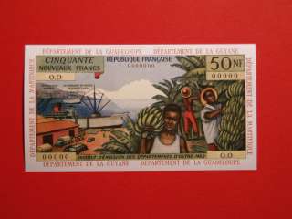 Reproduction French Antilles 50 Nouveaux Francs 1963  