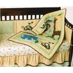  Safari Animals Baby Crib Bedding 4 Pc Set Baby