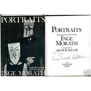 Arthur Miller Inge Morath Rare Signed Autograph Book   Sports 