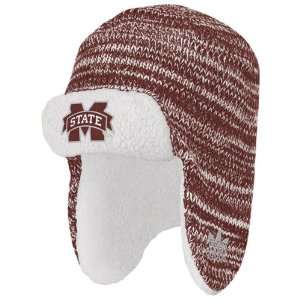  Mississippi State Bulldogs adidas Trooper Sherpa Knit Hat 