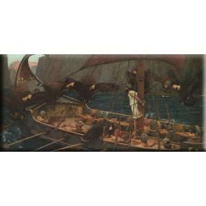 Ulysses and the Sirens 30x14 Streched Canvas Art by Waterhouse, John 