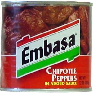 Embasa Chipotle Peppers in Adobo Sauce, 12 oz  Grocery 