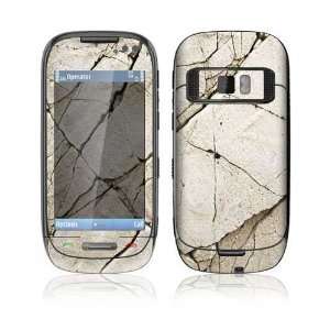    Nokia C7 Skin Decal Sticker   Rock Texture 