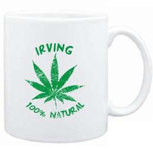  Mug White  Irving 100% Natural  Male Names Sports 