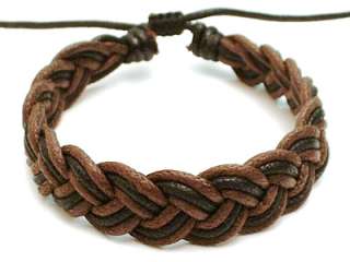   Mens/Womens Black and Brown Handmade Bracelet (Wristband) New  