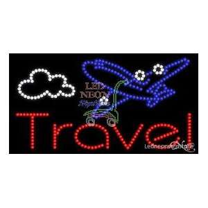 Travel LED Sign 17 inch tall x 32 inch wide x 3.5 inch deep outdoor 